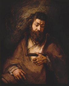 Saint Simon the Apostle, 1661. Creator: Rembrandt van Rhijn (1606-1669).