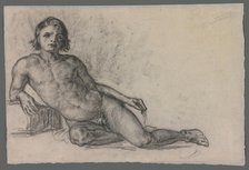 Male Nude, 1863/66. Creator: Paul Cezanne.