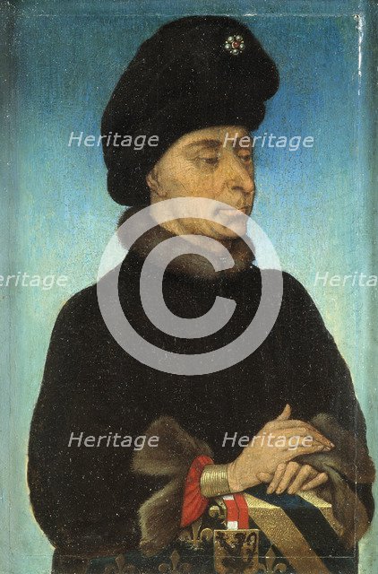 Portrait of John the Fearless, Duke of Burgundy, Mid of the 15th cen.. Artist: Netherlandish master  