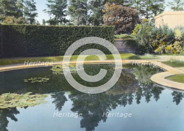 "Uplands," Charles Templeton Crocker house, 400 Uplands Drive, Hillsborough, California, 1917. Creator: Frances Benjamin Johnston.