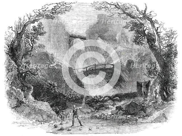 Scene from "Der Freischutz" (The Wolf's Glen), at the Royal Italian Opera, 1850. Creator: Smyth.