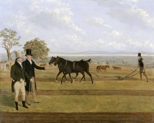 'Sir Charles Morgan, (1760-1846) at the Castleton ploughing competition', 1845. Artist: James Flewitt Mullock