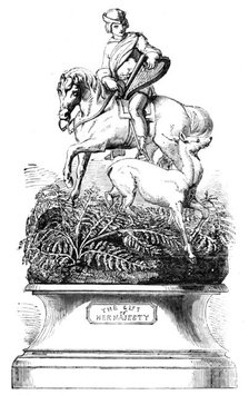 The Ascot Race Plate: the Gold Vase - the White Doe of Rilstone alluring Thomas the Rhymer into Fair Creator: Unknown.
