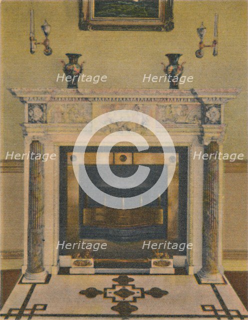 'The Banquet Hall Mantel', 1946. Artist: Unknown.