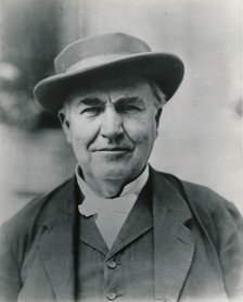 Thomas Edison, 1914. Artist: Unknown.