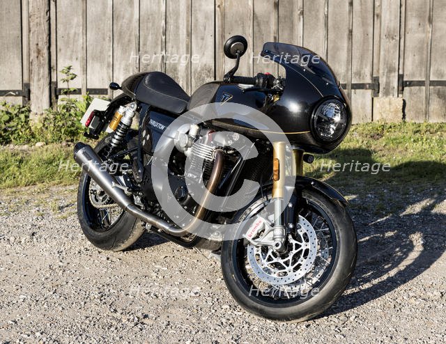 2019 Triumph Thruxton TFC 1200cc. Creator: Unknown.