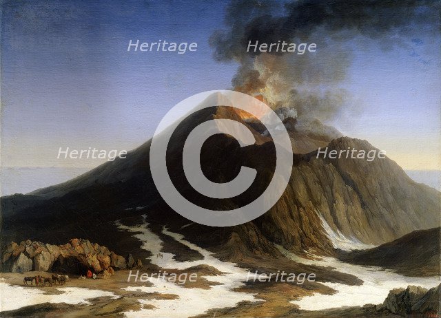'Eruption of Mount Etna', 18th century.  Artist: Jacob Philip Hackert