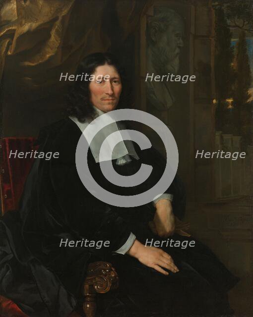 Portrait of Pieter de la Court, 1667. Creator: Abraham Lambertsz. Van Den Tempel.