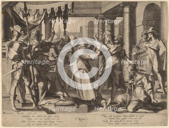 The Judgment of Solomon, c. 1600. Creator: Willem van Swanenburg.