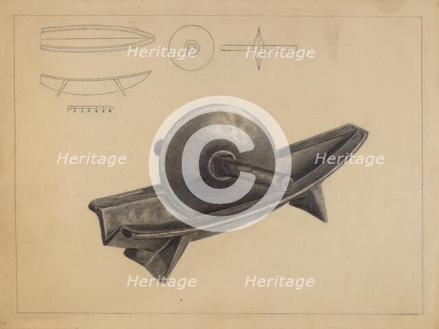 Coffee Grinder, c. 1936. Creator: Gordon Sanborn.