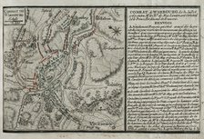Seven Years War (1756-1763): Map of the Battle of Warburg (July 31, 1760), 1765. Creator: Jean de Beaurain.