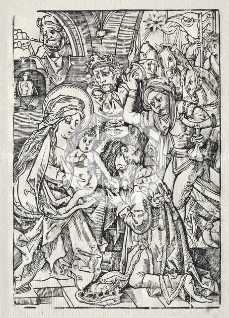 Adoration of the Kings, c. 1500. Creator: Unknown.