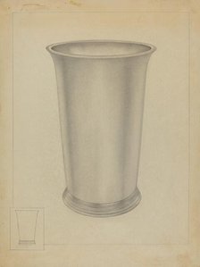 Silver Beaker, c. 1936. Creator: Isidore Steinberg.