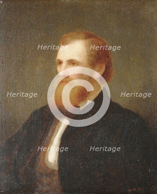 John Quincy Adams Ward, 1863. Creator: Henry Augustus Loop.