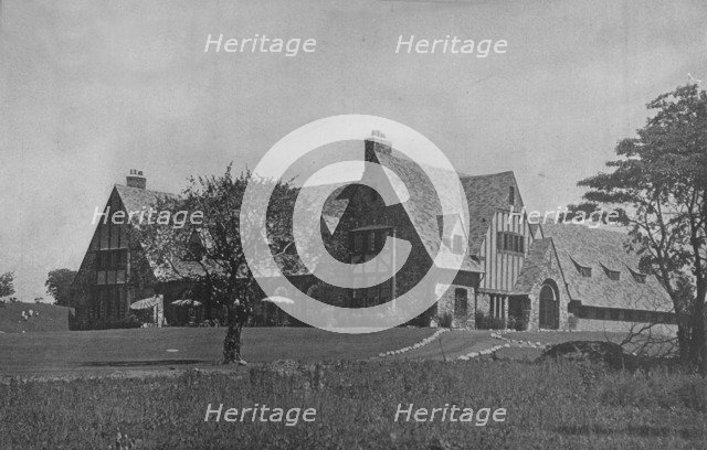 Elevation of the clubhouse, North Jersey Country Club, Paterson, New Jersey, 1925. Artist: Unknown.