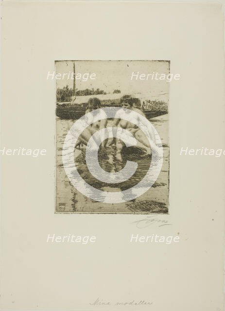 My Models, 1916. Creator: Anders Leonard Zorn.