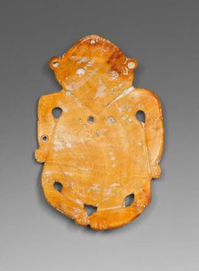 Pendant Depicting a Seated Figure, 200 B.C./A.D. 200. Creator: Unknown.