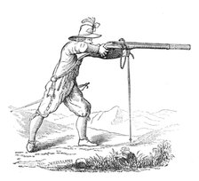 Spanish arquebusier, 16th century, (1881). Creator: Unknown.