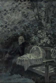 Jeanne sleeping, c1888. Creator: Albert Auguste Fourie.