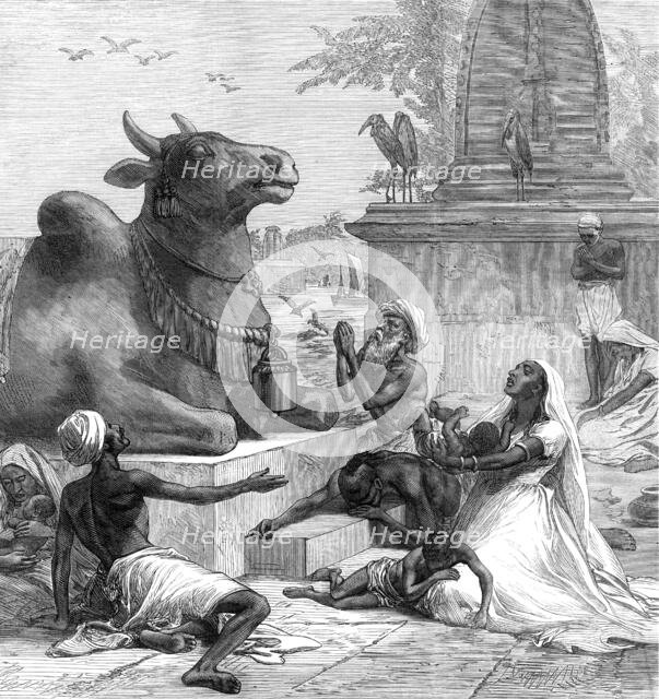 Famine in India, 1874. Creator: Unknown.