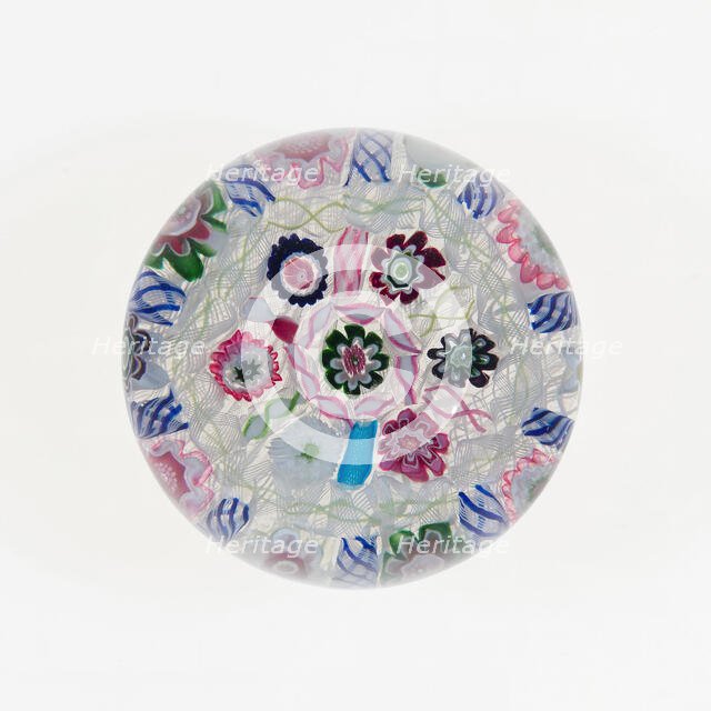 Paperweight, Clichy, 19th century. Creator: Clichy Glassworks.