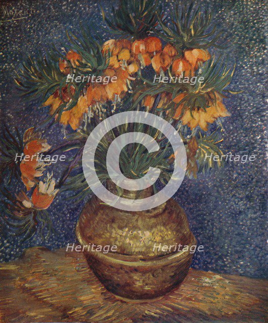 'Flowers in a Brass Vase', 1887, (1923). Artist: Vincent van Gogh.