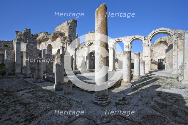 The Great Baths of Mactaris, Tunisia. Artist: Samuel Magal