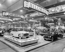 Hillman stand at 1958 Motor show , Earl's Court. Creator: Unknown.