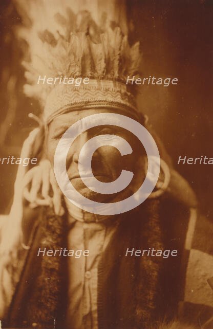 Yellow Bull-Nez Percé, c1905. Creator: Edward Sheriff Curtis.