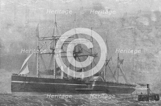 'The 'Great Eastern', 1860: The Vessel leaving Southampton on her First Voyage, June 17', (1901).  Creator: Unknown.