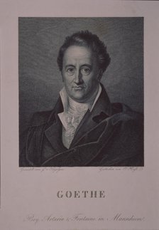 Portrait of the author Johann Wolfgang von Goethe (1749-1832). Artist: Kügelgen, Gerhard, von (1772-1820)