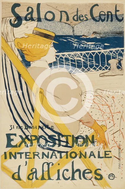 La Passagère du 54 (Salon des Cent), between 1895 and 1896. Creator: Henri de Toulouse-Lautrec.