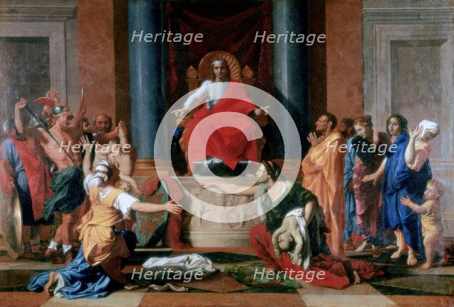 'The Judgement of Solomon', 1649. Artist: Nicolas Poussin