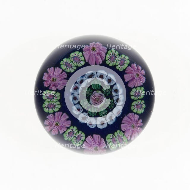 Paperweight, Clichy, 19th century. Creator: Clichy Glassworks.