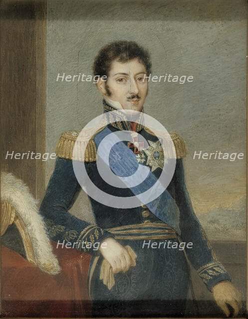 Oskar I as crown prince. Creator: Lorentz Svensson Sparrgren.