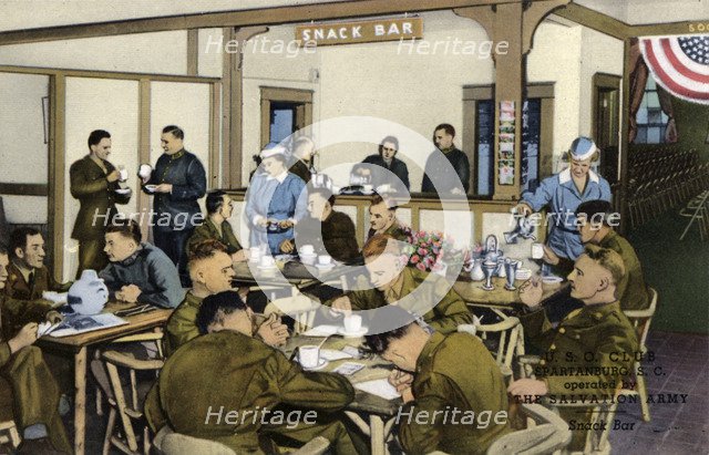 USO Club, Spartanburg, South Carolina, USA, 1943. Artist: Unknown