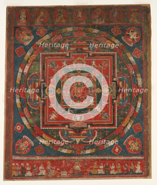 Vasudhara Mandala, dated to 1777 (Samvat 897). Creator: Unknown.