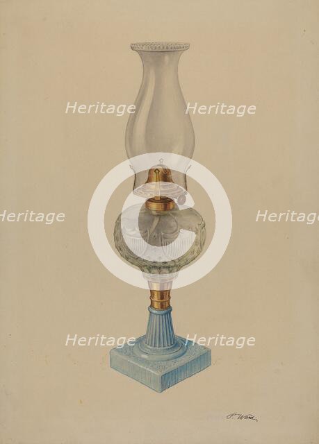 Lamp, c. 1938. Creator: Paul Ward.