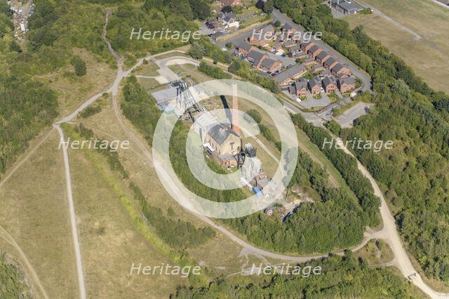 The pithead complex at Pleasley Colliery, Derbyshire, 2022. Creator: Emma Trevarthen.