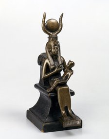 Statuette of Isis with Horus on her Laps.