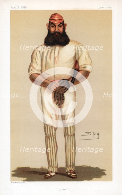 'Cricket', 1877.  Creator: Sir Leslie Matthew Ward.