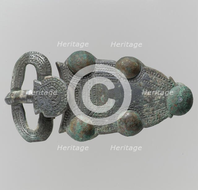 Belt Buckle, Frankish, 7th century. Creator: Unknown.