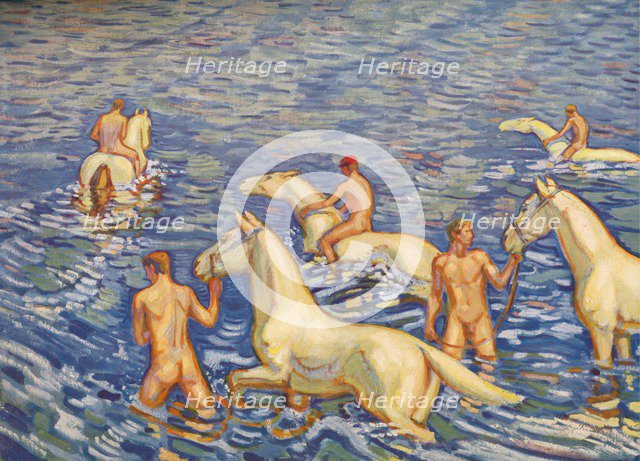 'The Sea Rider', c1915. Artist: Ludwig von Hofmann.