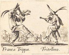 Franca Trippa and Fritellino, c. 1622. Creator: Jacques Callot.