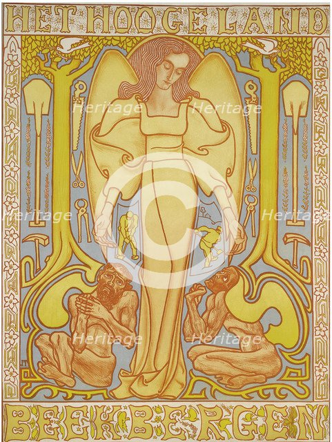 Het Hoogeland Beekbergen, 1896. Artist: Toorop, Jan (1858-1928)