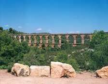 Roman aqueduct in Tarragona, known as the Devil's Bridge. 1st century.