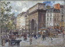 Porte Saint-Martin, 1898. Creator: Frederic Houbron.