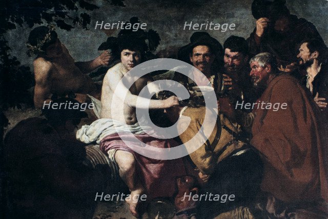 'The Triumph of Bacchus' or 'The Drunkards', 17th Century.  Creator: Diego Velasquez.
