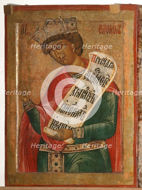 King Solomon, 1645. Artist: Fomin, Terenty (active 1646–1670)