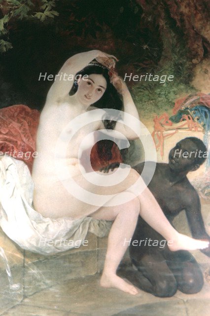 'Female and David', 1832. Artist: Karl Briullov